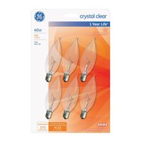 GE Lighting 白熱電球 ホワイト 40W 6個入 5パック (75224)
