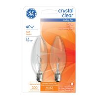 GE Lighting 白熱電球 ホワイト 40W 2個入6パック (81561)