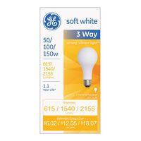 GE Lighting  3ウェイ白熱電球 ソフトホワイト 50/100/150ワット 12パック (97494)