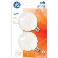 GE Lighting  グローブ型白熱電球 40W - 6パック (44414)