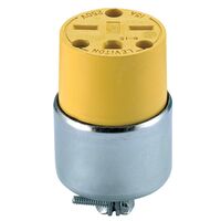 Leviton 外装グラウンドコネクター (615CA-000) / CONN ARMORED VNYL YEL15A