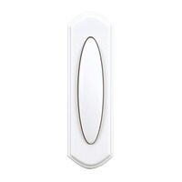 Heath Zenith  プッシュボタン (SL-7797-02) / OVAL PSHBTN DOORBELL WHT