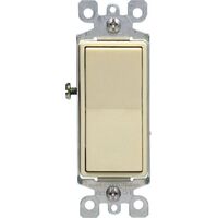 Leviton Decora ロッカースイッチ 15A アイボリー (05603-2IS) / SWTCH QT3W IV 15A120/277