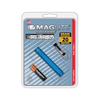 Maglite Solitaire キーリング付白熱懐中電灯 2ルーメン ブルー (SK3A116) / FLASHLIGHT SOLTARE AAABL