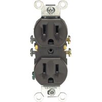 Leviton コンセント 15A ブラウン 10パック (05320-0CP) / GROUND RECEPTACLE 15A BR