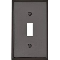 Leviton トグルスイッチウォールプレート 1ギャング ブラウン (85001-000) / TOGGLE SWITCH WALPLT1GBR