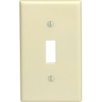 Leviton トグルスイッチウォールプレート 1ギャング  アイボリー (86001-000) / TOGGLE SWITCH WALPLT1GIV