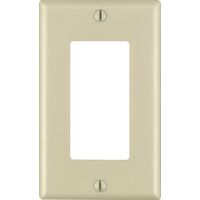 Leviton Decora GFCI/ロッカーウォールプレート 1ギャング (80401-00I) / DECORA WALLPLATE 1G IV