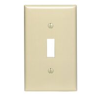 Leviton トグルウォールプレート 1ギャング アイボリー 20個入 (80701-00I) /TOGGLE SWITCH WALPLT1GIV