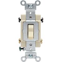 Leviton トグルスイッチ 15アンペア アイボリー (CS415-2IS) / SWITCH 4/W 15A IVORY