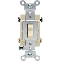 Leviton トグルスイッチ 15アンペア アイボリー (CS415-2IS) / SWITCH 4/W 15A IVORY