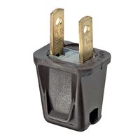 Leviton Easy-To-Wire サーモプラスティック製コンセント ブラウン 2個入 (C30-00123-000) / EASY 2WIRE PLUG BRWN 2PK