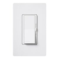 Lutron Diva 調光スイッチ 125W ホワイト (DVWCL-153PH-WH) / DIMMER DIMMABLE CFL/LED