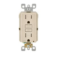 Leviton SmartlockPro AFCI コンセント 15A アーモンド (R02-AFTR1-0KT) / AFCI OUTLET TR LTA 15A