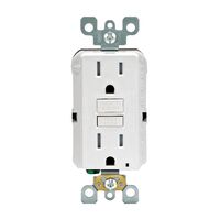 Leviton GFCIコンセント 15A ホワイト (GFTR1-0KW) / GFI ST RECEPT TR15A WHT