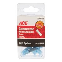Ace 接続コネクター 16-14 AWG用 4個入 (3011236) / CONN BUTT HTSL16-14G PK4