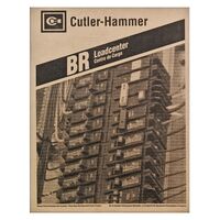 Eaton Cutler-Hammer メインブレーカーロードセンター 100アンペア (BR1220B100) / LOAD CTR MAIN BRKR 100A