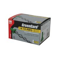 Gardner Bender GreenGard ワイヤー接続コネクター 14-10 AWG用 100個入 (10-095) / CONNECT GROUND GRN GUARD