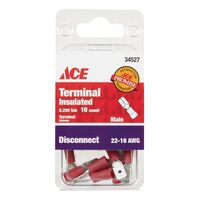 Ace 雄ディスコネクター 22-16 AWG用 10個入 (34527) / DISC ML INS 22-16G 10PK