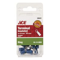 Ace 絶縁性リング型端子 16-14 AWG 10個入 (34541) / TERM RNG16-14G8-10SD10PK