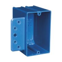 Carlon P\VC製スイッチボックス 1ギャング (B118B-UPC) / BOX 1GANGW/BRACKET PVC18