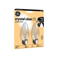 GE Lighting 炎型白熱電球 25ワット B13 ホワイト 2個入×6パック