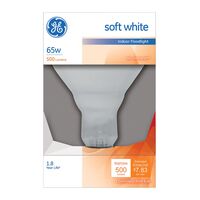 GE Lighting 白熱電球フラッドライト 65ワット BR40 ソフトホワイト 6パック(14016)