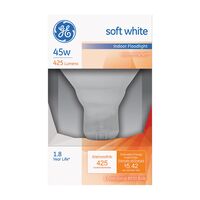 GE Lighting Watt-Miser 白熱電球フラッドライト 45ワット BR30 ソフトホワイト 6パック(20330)