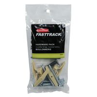 Rubbermaid FastTrack FASTTRACK レール用取り付け金具パック (1784975) / FT RAIL HARDWARE PACK