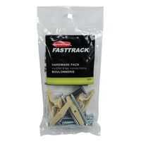 Rubbermaid FastTrack FASTTRACK レール用取り付け金具パック (1784975) / FT RAIL HARDWARE PACK