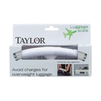 Taylor 荷物計量スケール ホワイト / DIGITAL LUGGAGE SCALE