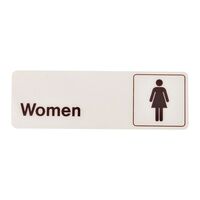 HY-KO プラスティックサインステッカー「Women」5枚入 (D-14) / SIGN DECO WOMEN 3"X9"