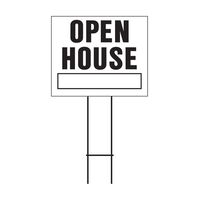 HY-KO プラスティック製サインプレート「Open House」(LOH-3) / SIGN OPEN HOUSE PLASTIC