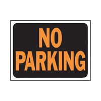 HY-KO プラスティック製サインプレート「No Parking」10枚入 (3012) / SIGN NO PARK 9X12" PLSTC