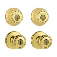 Kwikset スティール製ダブルエントリードアー4点キット (92420-031) / LOCKCOMBO PROJCT US3 CD4