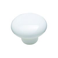 Amerock Allison ラウンド型キャビネットノブ グロスホワイト (217WHT) / KNOB 1.5"RND WHITE