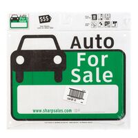 Hy-Ko 「AUTO FOR SALE」サインプレート 3枚入 (SSP-101) / AUTO FOR SALE 12X13 SIGN