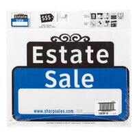 Hy-Ko 「ESTATE SALE」サインプレート 3枚入 (SSP-102) / ESTATE SALE SIGN 12X13