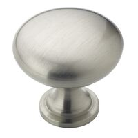 Amerock Allison ラウンド型キャビネットノブ サテンニッケル (BP53005G10) / KNOB 1-1/4" STN NKL