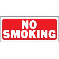 HY-KO プラスティック製サインプレート「No Smoking」5枚入 (23003) / SIGN NO SMOKING