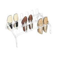 Whitmor 金属製フロアーシューズラック (6780-5440-WHT) / SHOE RACK 9 PAIR