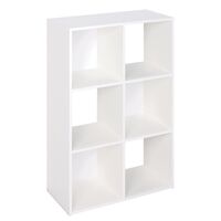 ClosetMaid Cubeicals 6キューブ型オーガナイザー ホワイト (8996) / CUBEICALS 6 CUBE WHITE