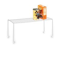 Homz スティール製積み重ね棚 ホワイト 6個セット (23470102.24) / SHELF ADD-A21.5X9.1X9WHT