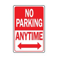 HY-KO アルミニウム製サインプレート「No Parking Anytime」(HW-1) / SIGN NO PARK12X18" ALUM