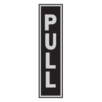 HY-KO アルミニウム製サインプレート「Pull」10枚入 (434) / SIGN PULL 2X8" ALUM