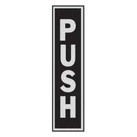 HY-KO アルミニウム製サインプレート「Push」10枚入 (435) / SIGN PUSH 2X8" ALUM