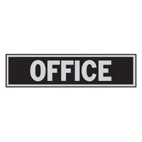 HY-KO アルミニウム製サインプレート「Office」10枚入 (431) / SIGN OFFICE 2X8" ALUM