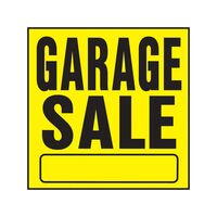 HY-KO プラスティック製サインプレート「Garage Sale」20枚入 (YP-3) / SIGN GARAGE SALE PLAST