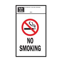 HY-KO ビニール製サインプレート「No Smoking」10枚入 (HSV-8) / SIGN NO SMOKING 7X10"