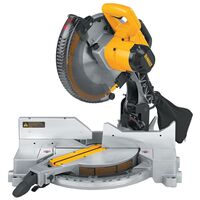 DEWALT シングルベベル複合マイターソー (DW715) / COMPOUND MITERSAW 12IN